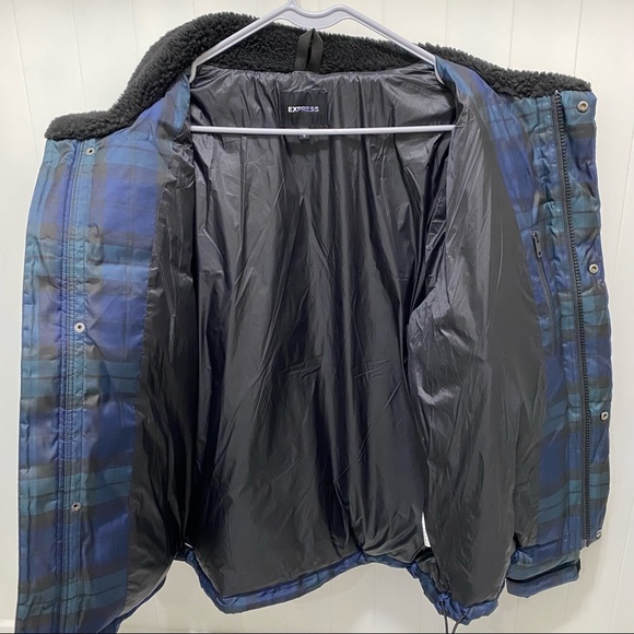 New Express Mens puffer jacket medium - Picture 5 of 9